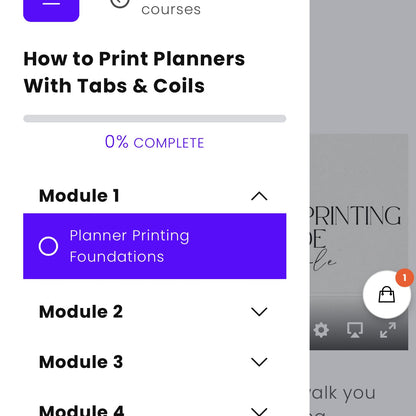 How to Print Planners With Tabs & Coils - (Video Course)